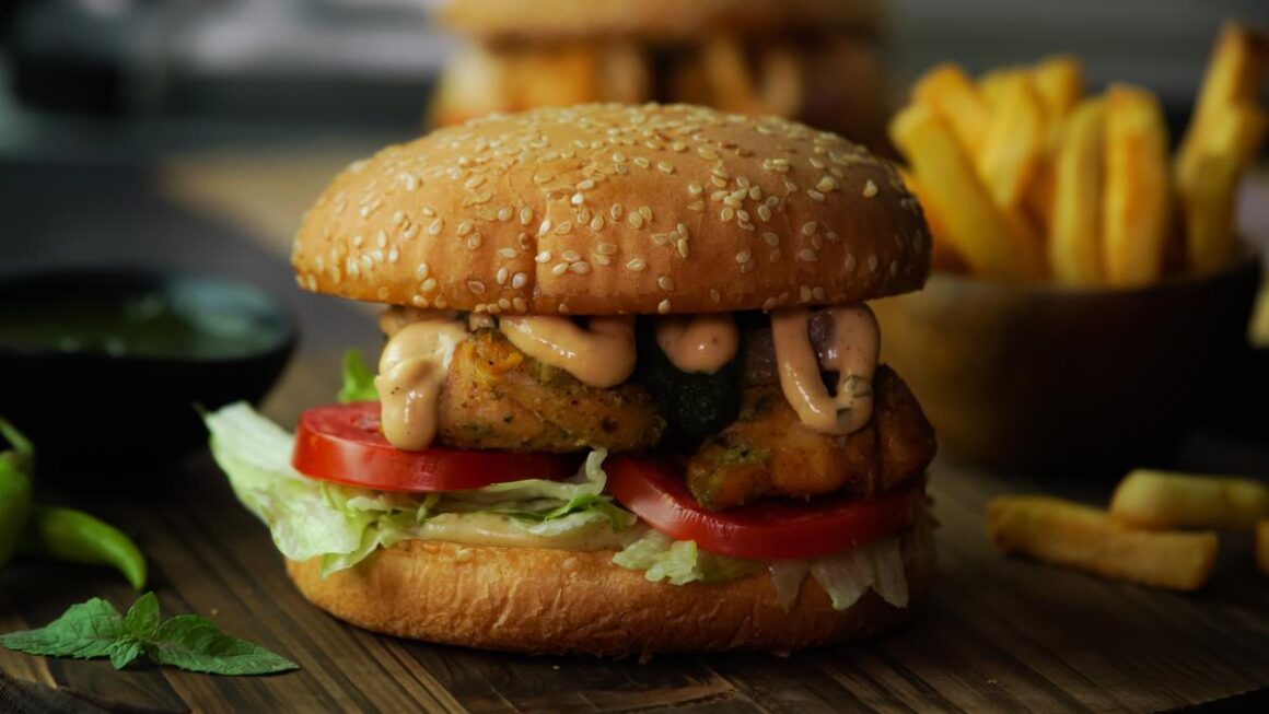 Chicken Tikka Burger Chicken Tikka Burger